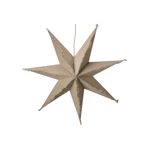 Leinenstern "Flores" mit Beleuchtung - 2