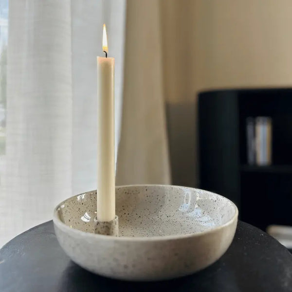 Kerzenhalter "Lidatorp" - grau