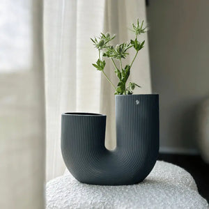 Vase "Stråvalla" - schwarz