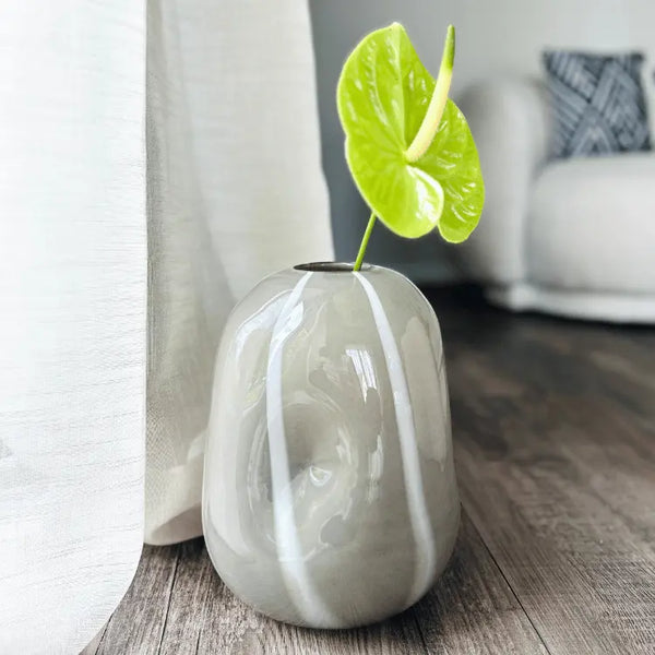 Vase "Sweet Candy" - grau