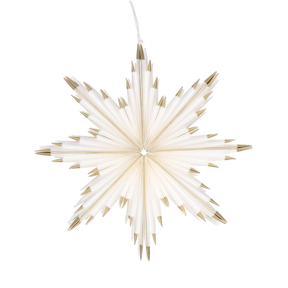 Papierstern "Goldspitze"