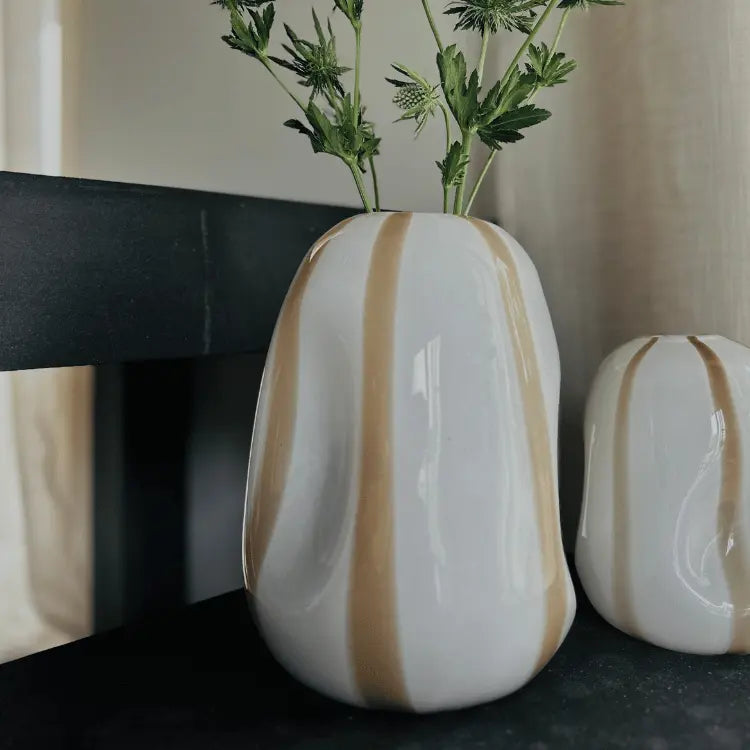 Vase "Sweet Candy" - weiß