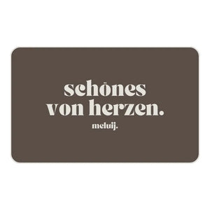 Meluij Geschenk Gutschein