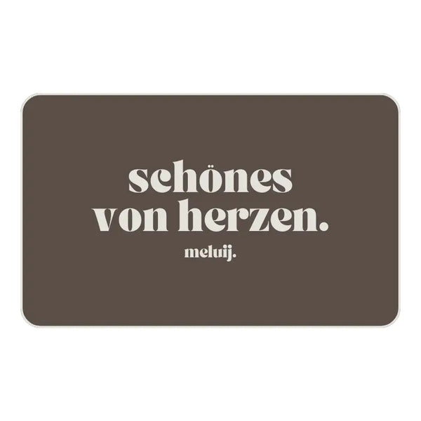 Meluij Geschenk Gutschein